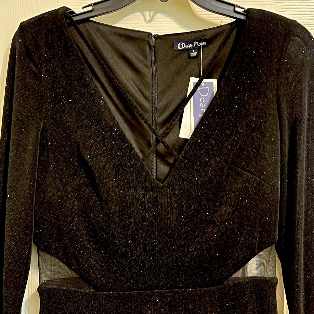 Black sparkly formal dress